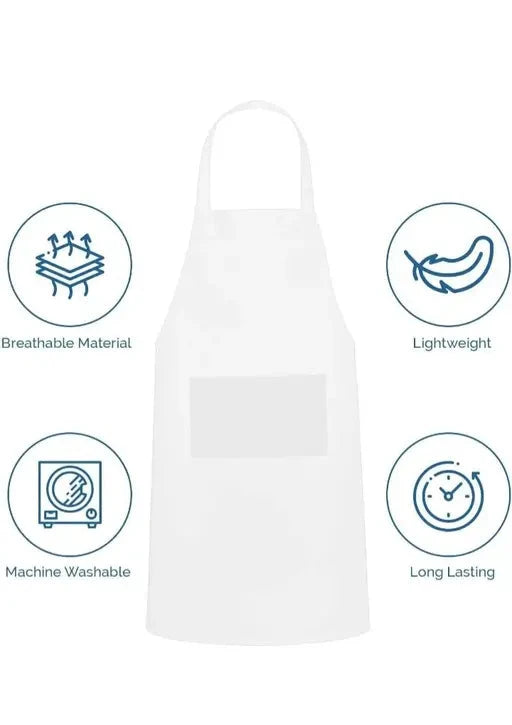 Kitchen Apron- Waterproof /Oil-Proof - Adjustable Aprons with Pockets for Women & Men Washable Kitchen Apron