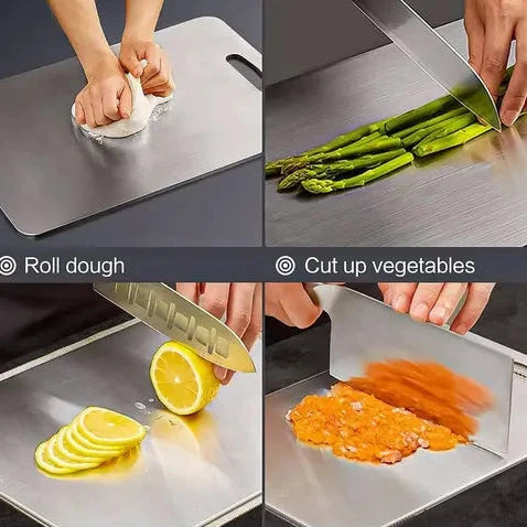 Premium Stainless Steel Chopping Board | Steel Kitchen Counter top for Cutting